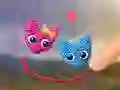 Игра Влюбленные коты: Веревка онлайн Игра Влюбленные коты: Веревка онлайн