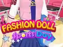 Игра Модная кукла: День спорта онлайн