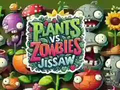 Игра Пазл Растения против Зомби онлайн