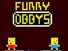 Игра Смешные Обби онлайн Игра Смешные Обби онлайн