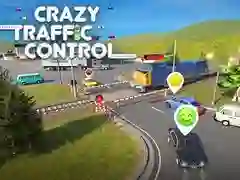 Игра Сумасшедший контроль дорожного движения онлайн Игра Сумасшедший контроль дорожного движения онлайн