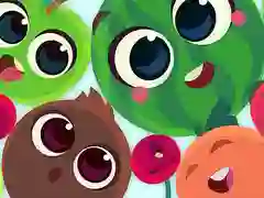 Игра Веселые фрукты: Объедини и собери арбуз онлайн Игра Веселые фрукты: Объедини и собери арбуз онлайн
