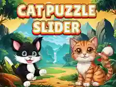 Игра Кошачий пазл-слайдер онлайн