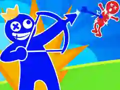 Игра Красный и синий Стиккмены: Шпионские игры 2 онлайн