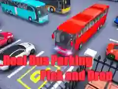 Игра Настоящая парковка для автобусов Выбрать и оставить онлайн