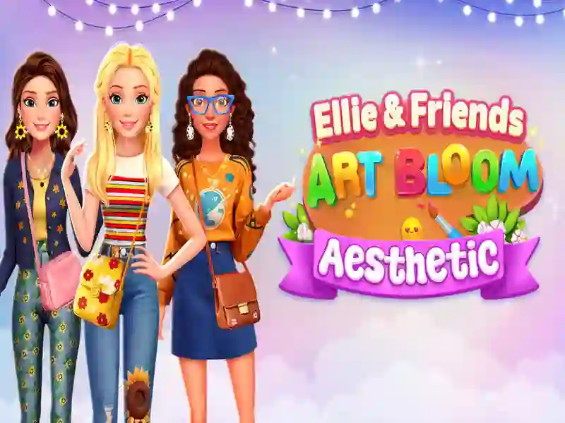 Игра Элли и друзья Эстетика арт цветения онлайн