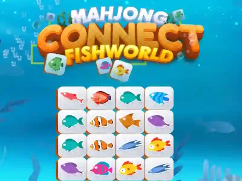 Игра Маджонг соединенние: Рыбный мир онлайн Игра Маджонг соединенние: Рыбный мир онлайн