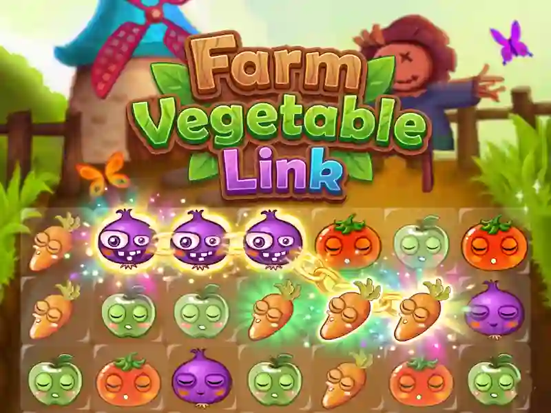 Игра Farm Vegetable Link онлайн