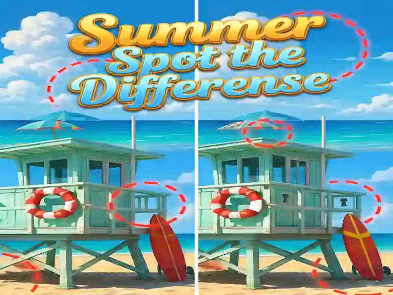 Игра Summer Spot the Differense онлайн