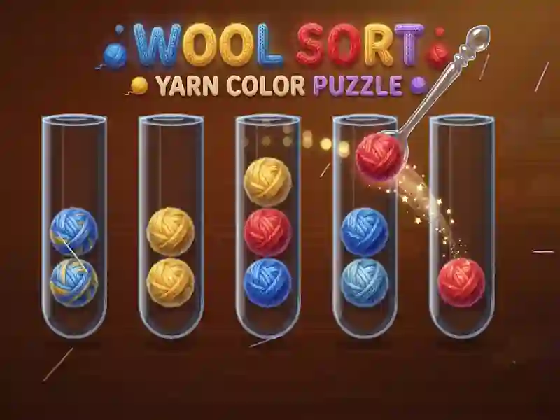 Игра Wool Sort Yarn Color Puzzle онлайн