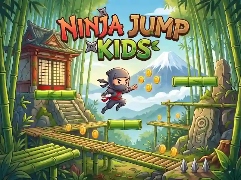 Игра Ninja Jump Kids онлайн