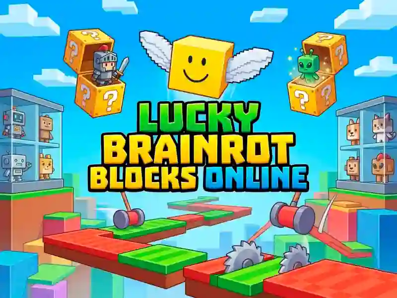 Игра Lucky Brainrot Blocks Online онлайн