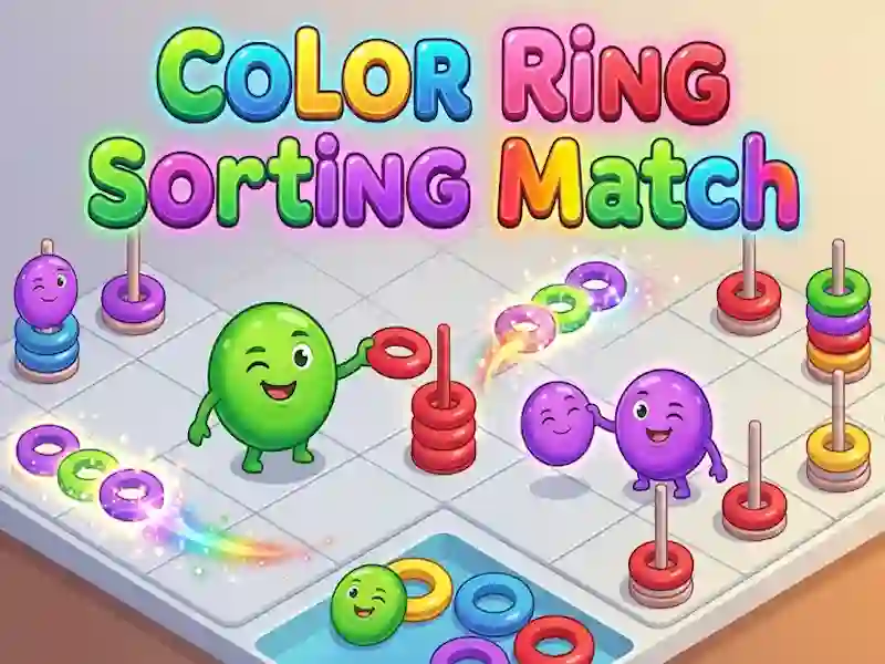 Игра Color Ring Sorting Match онлайн