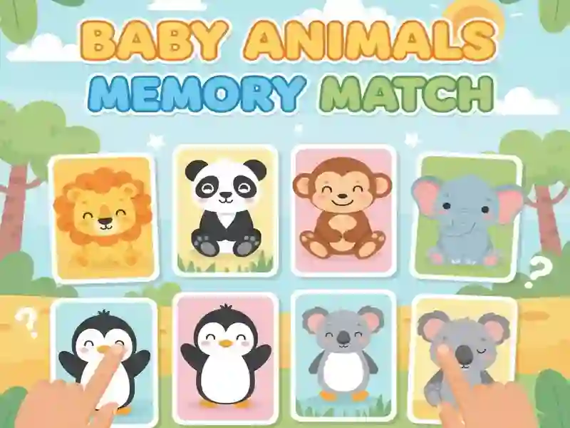 Игра Детеныши животных: Матч памяти онлайн Игра Детеныши животных: Матч памяти онлайн