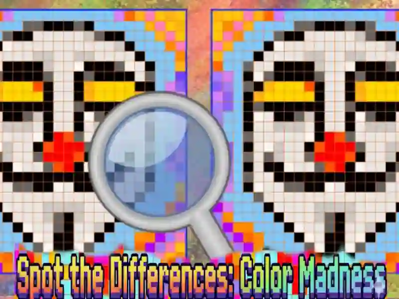 Игра Spot the Differences Color Madness онлайн