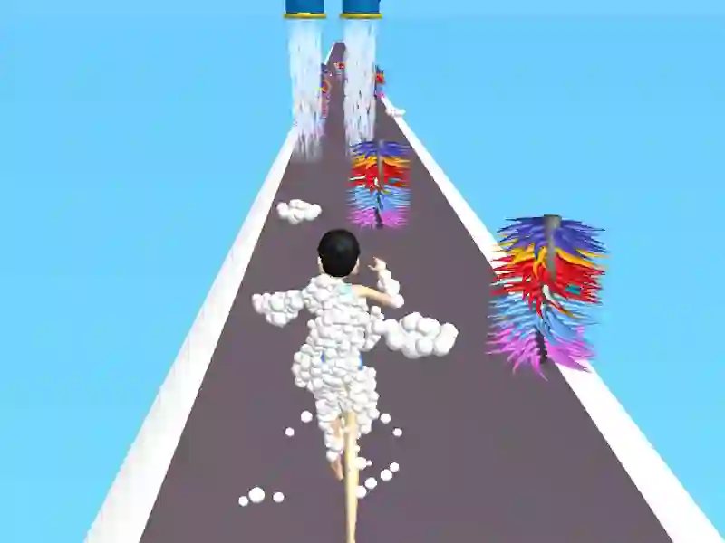 Игра Бег в пене онлайн