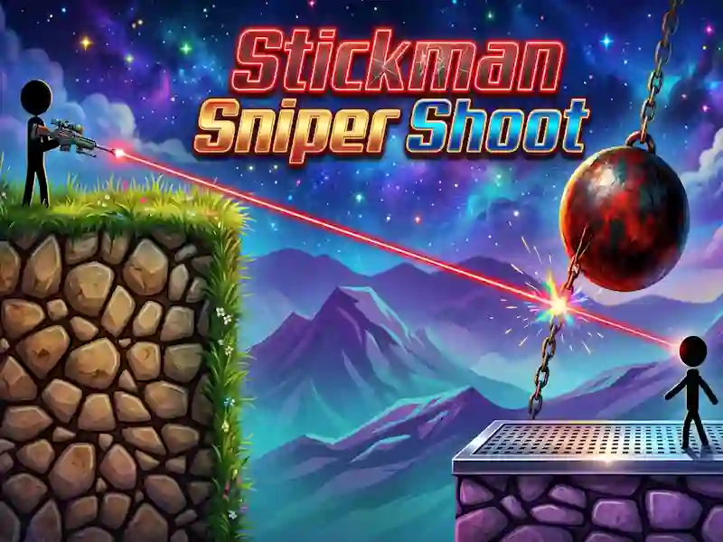 Игра Stickman Sniper Shoot онлайн