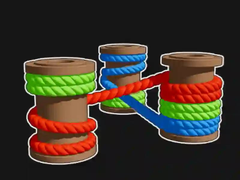 Игра Сортировка канатов онлайн