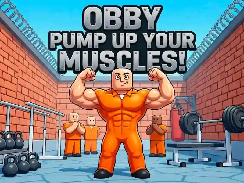 Игра Obby Pump Up Your Muscles! онлайн