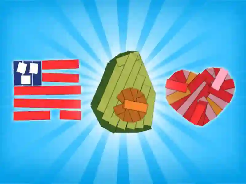 Игра Джем наклеек: Отклеивай и подбирай онлайн Игра Джем наклеек: Отклеивай и подбирай онлайн