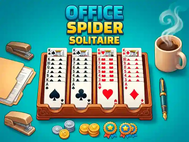 Игра Office Spider Solitaire онлайн