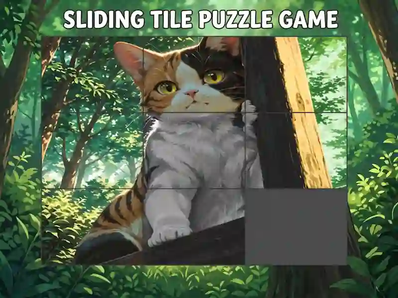 Игра Sliding Tile Puzzle Game онлайн