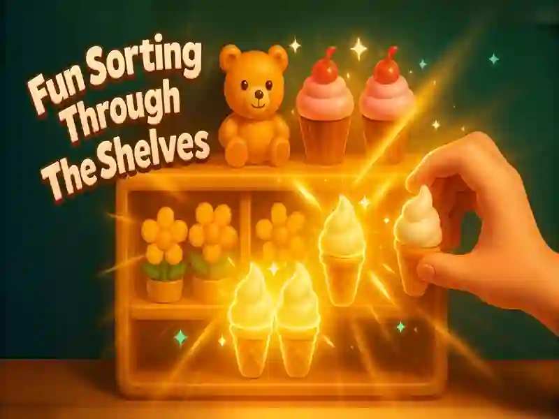 Игра Веселое сортирование по полкам онлайн