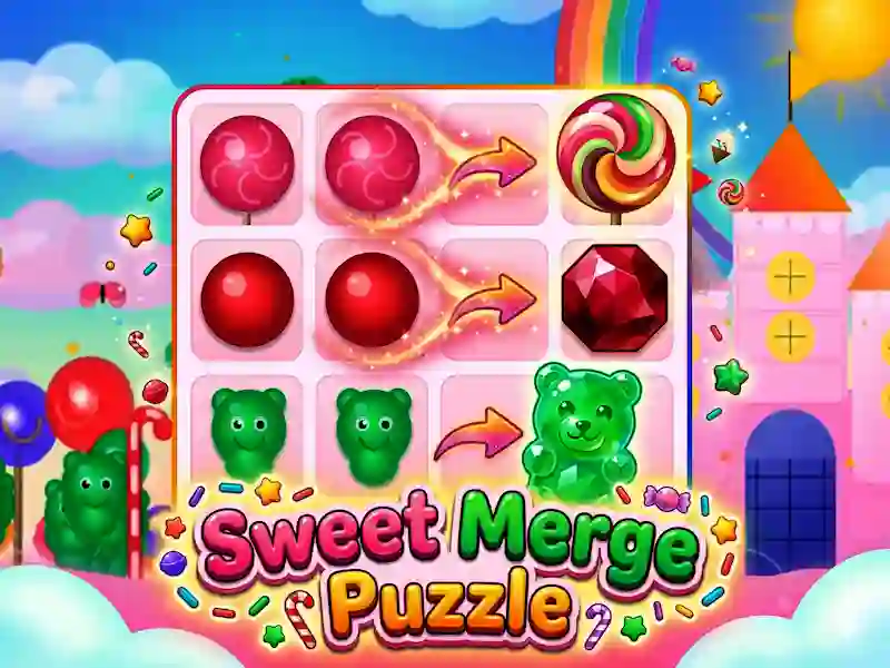 Игра Sweet Merge Puzzle онлайн