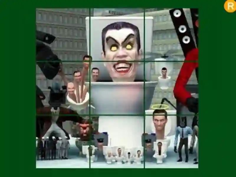 Игра Скибиди Туалет: Подвижная головоломка онлайн