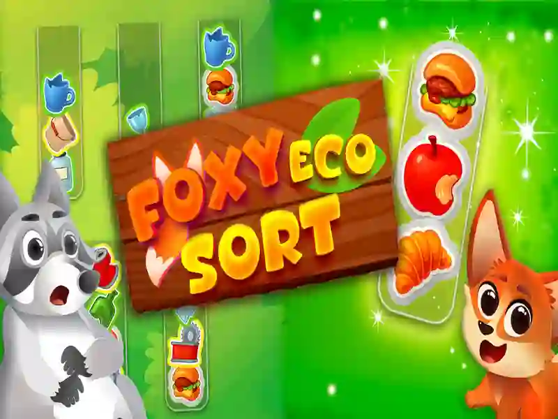 Игра Лисенок: Эко сортировка онлайн