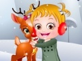 Игра Малышка Хейзел. Сюрприз от оленя онлайн