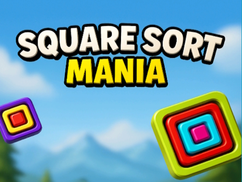 Игра Мания квадратной сортировки онлайн
