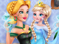 Игра Ледяная королева: Шалость няни  онлайн