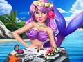 Игра Косметический стиль принцессы русалки онлайн