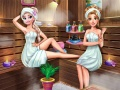 Игра Ледяная королева в сауне онлайн