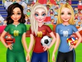 Игра Лучшие подруги: Принцессы голосуют за Американский футбол 2018 онлайн