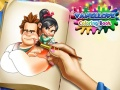 Игра Книжка-раскраска Ваниллопы фон Кекс онлайн