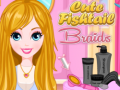 Игра Симпатичные причёски из косичек онлайн