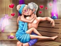 Игра Ледяная королева: Флирт в сауне онлайн