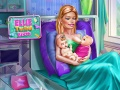 Игра Рождение близнецов Элли онлайн