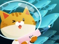 Игра Кошка ловит рыбу онлайн