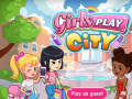 Игра Девочки играют в городе онлайн