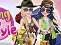 Игра Стильный пеший туризм онлайн