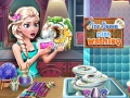 Игра Ледяная королева моет блюда онлайн