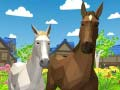 Игра Симулятор животных 3D: Семья лошадей онлайн