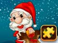 Игра Санта Клаус: Время пазлов онлайн