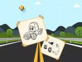 Игра Смешные автомобили: Раскраска для детей онлайн