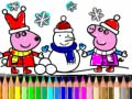 Игра Назад в школу: свинка Пеппа книжка-раскраска онлайн