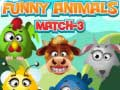 Игра Смешные животные Матч 3 онлайн