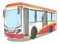 Игра Мультипликационные автобусы: Пятнашки онлайн